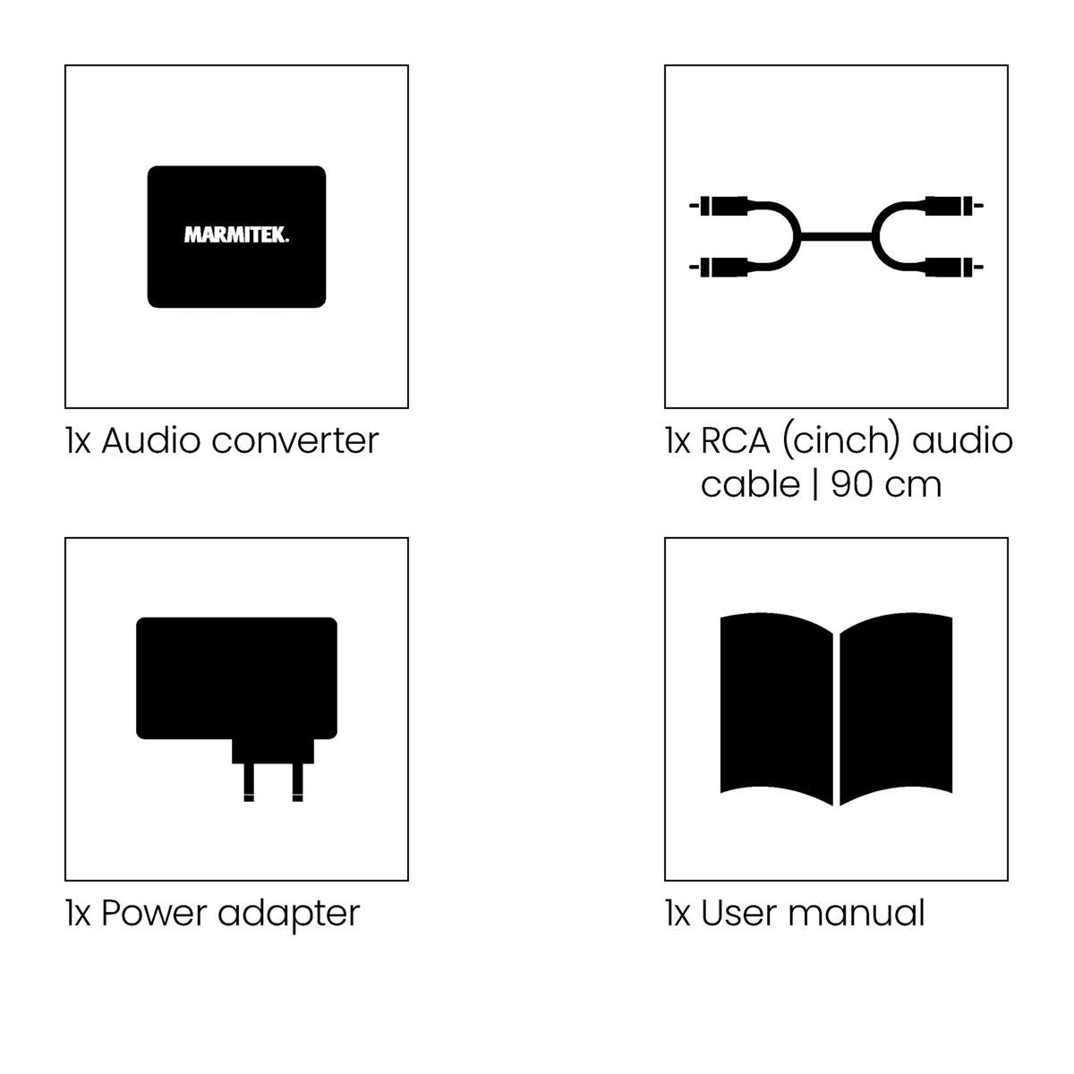 Connect AD12 - Audio converter - Analog to digital - Set Content Image | Marmitek