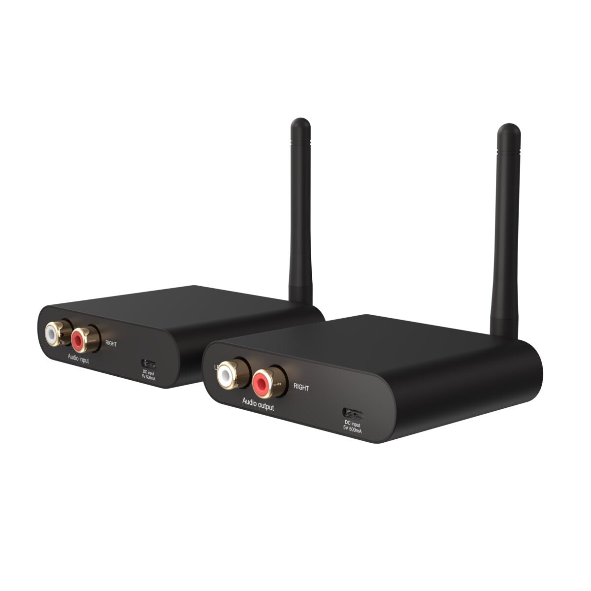 Audio Anywhere 630 - Audio Transmitter - Side View Image Connections | Marmitek