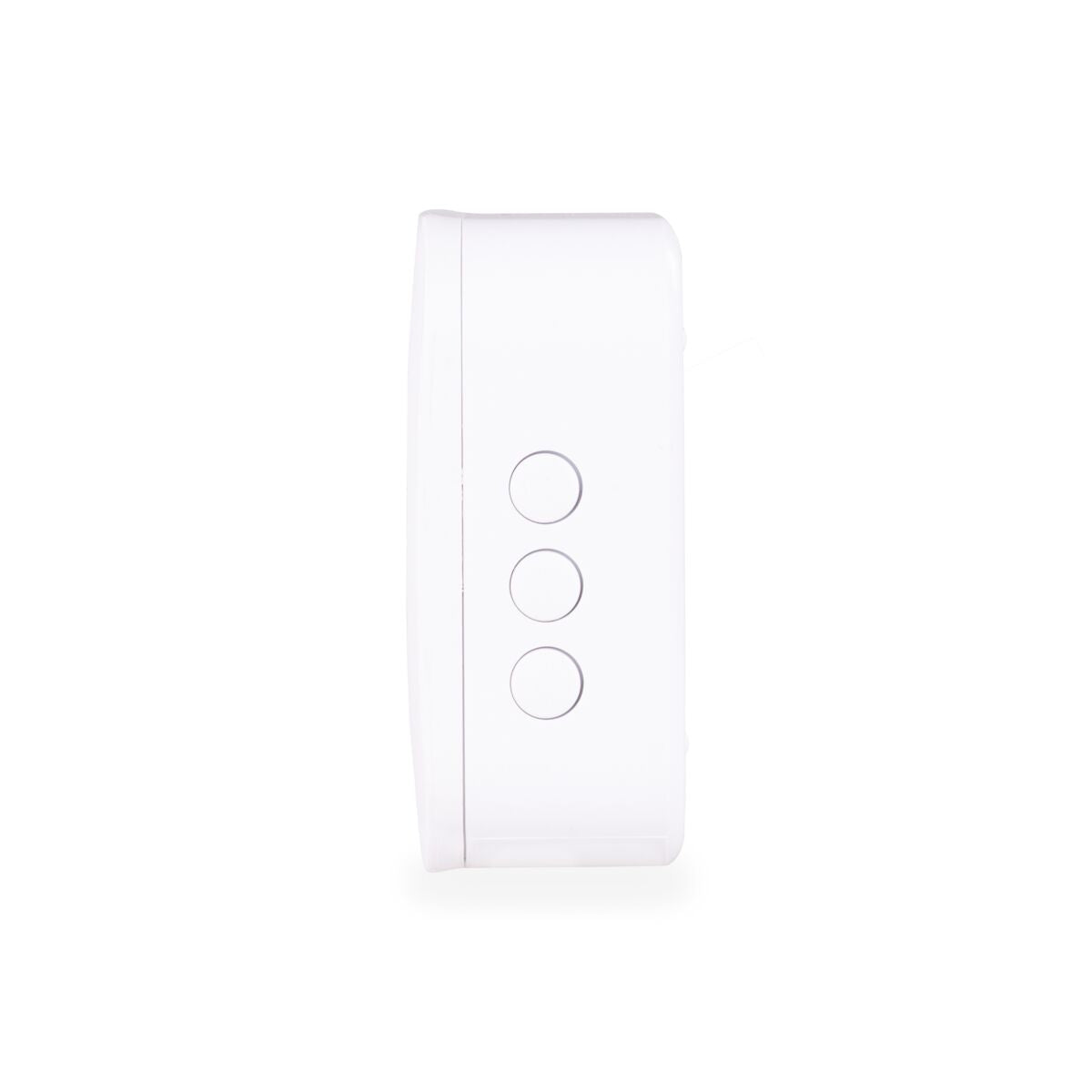 Bell ME WHT - Wireless bell - Chime for Buzz LO - Side View Image with buttons | Marmitek