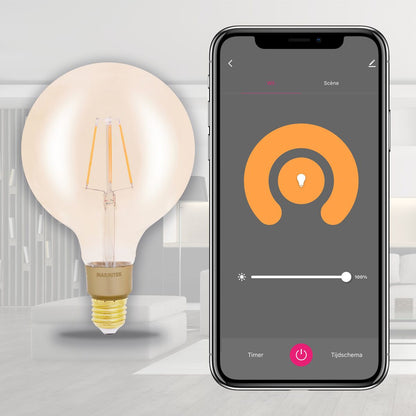Glow XXLI - Filament Lampe - E27 - Steuerung per App
