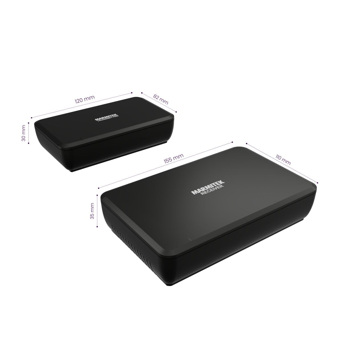 Speaker Anywhere 650 - Wireless Speaker Connection - Dimensions Image | Marmitek