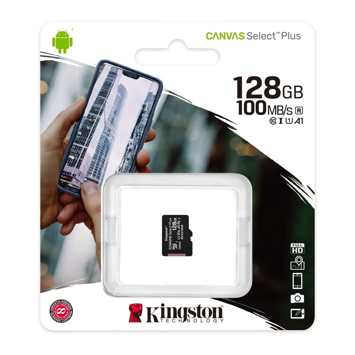 Carte mémoire MicroSD - 128 GB - pour Buzz LO, View ME et View MO
